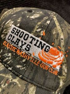 クレー射撃: Nashville Gun Clubキャップ】MO迷彩 Shooting Clays ナッシュビルガンクラブ帽子 狩猟 シューティング ハンティング 猟友会
