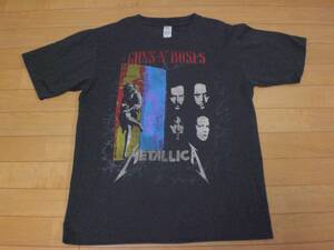 GUNS N ROSES & METALLICA Tシャツ SKID ROW PANTERA NIRVANA BON JOVI MR BIG WARRANT POISON MOTLEY CRUE KISS AC/DC メタリカ 