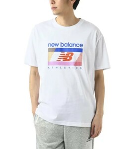 【新品未使用！定価3960円が50％OFF！】ニューバランス (New Balance) アンプリファイドTシャツ 半袖シャツ AMT21502 WT/サイズ2XL