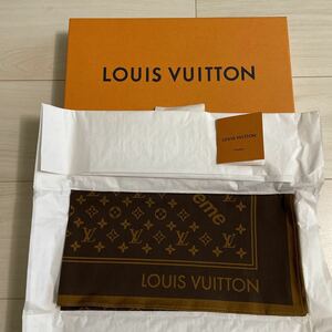 ※送料無料※ Supreme × Louis Vuitton モノグラム バンダナ スカーフ ★ シュプリーム ルイヴィトン Monogram Bandana