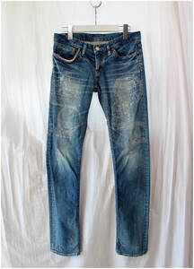 HYSTERIC GLAMOUR/ヒステリックグラマー/HYSTERIC JEANS/刺繍デニムパンツ/スタッズ/ストレッチ/サイズM/①