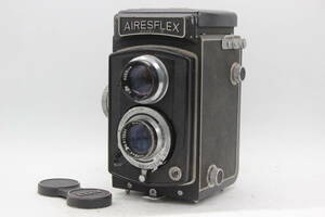 【訳あり品】 Airesflex Model IV Coral 7.5cm F3.5 二眼カメラ s8635