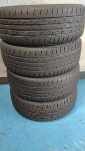 【即落札設定】溝充分♪ 2018年製 195/55R16 BRIDGESTONE NEXTRY 中古 4本 195/55/16 エコピア ネクストリー プリウス ウィングロード