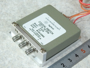 【HPマイクロ波】　Agilent 8762B Op015 Microwave Coaxial Switch DC-18GHz 50Ω SPDT 3-PORT DC15V 切換導通確認済 現状渡しジャンク品