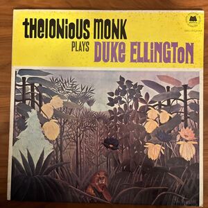 Thelonious Monk Plays Duke Ellington MONO LP セロニアス