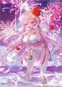 掛軸「上柚木さくら」 Hanging Scroll 10th ANNIVERSARY Z/X ゼクス にもし