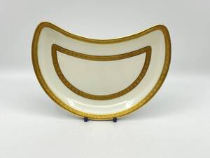 ＊レア＊ ROYAL DOULTON ロイヤルドルトン ＊RARE＊ HALF MOON Gold Brim Side Plate ハーフムーンゴールドブリムサイドプレートH2919*T916