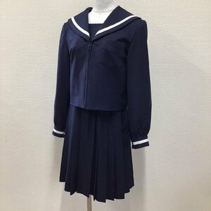 OT799-22 (中古) 奈良県 天理市立 西中学校 セーラー服 上下セット/155A/W60/セーラー/スカート/冬服/制服/学生服/中学校/高校/女子学生