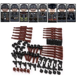 【新品】WW2ドイツ陸軍兵士８体セットミニフィギュアレゴ互換品レゴブロック軍事歩