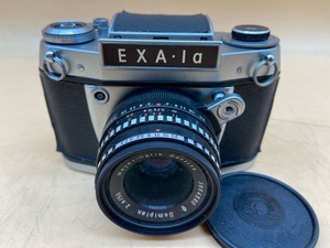 L137〔ジャンク品〕イハゲー　フィルムカメラ　EXA・la Meyer-Optlk Qorlltz Domipian 2.8/50　昭和レトロ