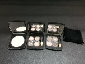 【HX-1045】CHANEL シャネル LES 4 OMBRES レ キャトル オンブル アイシャドウ ファンデーション？ 3点セット 現状品【千円市場】