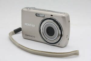 【返品保証】 【便利な単三電池で使用可】ペンタックス Pentax Optio E70 3x コンパクトデジタルカメラ v4392