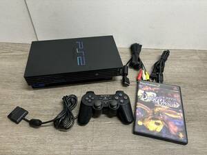 ☆ PS2 ☆ プレイステーション2 SCPH-50000 動作品 本体 コントローラー 付属 Playstation2 デュアルショック2 SONY 9484