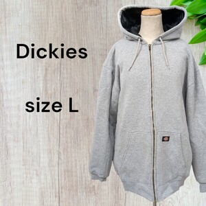 ●Dickies　ディッキーズ　 パーカー　L　 グレー