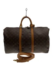 LOUIS VUITTON キーポル50_モノグラム・キャンバス_BRW PVC ブラウン