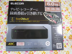 ELECOM エレコム　ELD-QEN2060UBK SeeQVault対応6.0TB