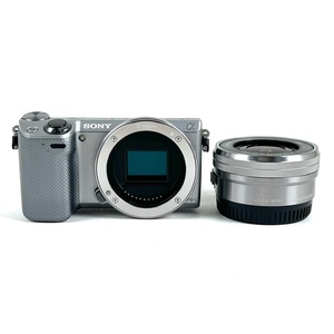 ソニー SONY NEX-5R パワーズームレンズキット NEX-5RL シルバー デジタル ミラーレス 一眼カメラ 【中古】