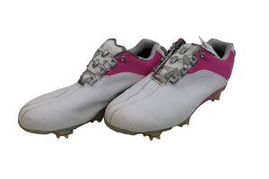 FOOTJOY(フットジョイ) ダイヤル式ゴルフシューズ 白ピンク レディース 24.5cm 94811J DNA BOA ゴルフ用品 2405-0430