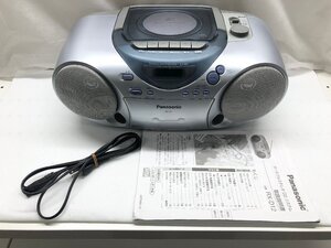 【通電OK/一部動作OK】Panasonic パナソニック ポータブルステレオCDシステム CDラジカセ オーディオ機器 2002年製