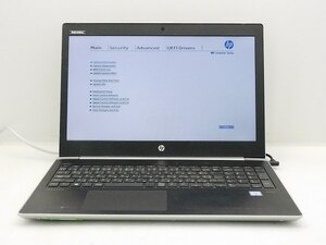 【1円スタート】hp ProBook 450 G5 2ZA82AV Core i5 7200U 2.5Ghz 8GB 15.6インチ OSなし BIOSのみ