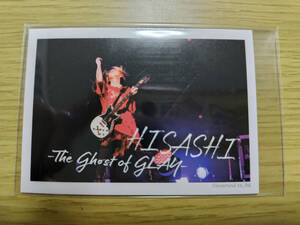 GLAY 30th Anniversary コラボ焼き ライブフォトカード（HISASHI）