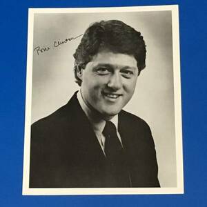 アメリカ大統領★第42代大統領 ビル・クリントン大統領 直筆サインプロモ