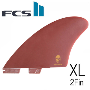 Fcs2 クリステンソン キール パフォーマンスグラス 2Fin ツインフィン Christenson Keel PerformanceGlass Twin Keel RED