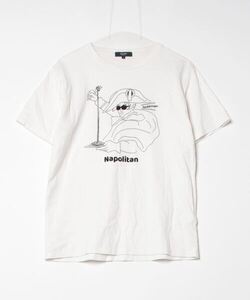 「BEAMS HEART」 半袖Tシャツ L ホワイト メンズ