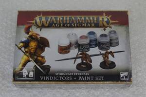 Z34 【未開封品】 【店舗在庫品】 WARHAMMER AGE OF SIGMAR ストームキャストエターナル ヴィンディクター ペイントセット