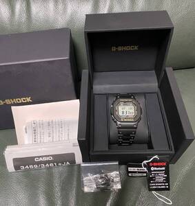 CASIO カシオ G-SHOCK GMW-B5000TB-1JR チタン　限定　希少　 電波ソーラー 腕時計