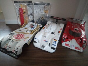 【激レア】京商 エフテン 3台セット トヨタ GT-one TS020 BMW V12 LMR パノス LMP-1 F-Ten 電動シャーシ 付属品パーツ付 ル・マン