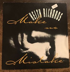 ■KEITH RICHARDS ■キース・リチャーズ■ Make No Mistake (Edit) /w It Means A Lot / 7” / 7inch Single / 45rpm / Very Rare!! / The