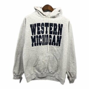 90年代 Lee リー WESTERN MICHIGAN スウェット パーカー カレッジ グレー (メンズ M) P0661