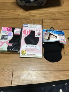 新品 タイツ＆ハイソックス3点セット