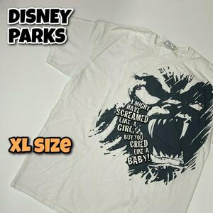 【XL】DISNEY PARKS Tシャツ ホワイト リユース ultramto