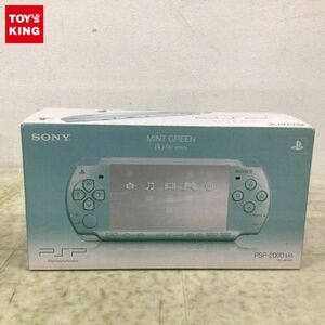 1円〜 動作確認/初期化済 PSP PSP-2000 ミントグリーン