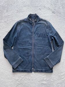 APC sizeS ジップアップデニムブルゾン アーペーセー インディゴ ネイビー メンズ