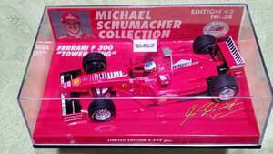 1/43 MINICHAMPS ミニチャンプス Ferrari F300 TowerWing MICHAEL SCHUMACHER ミハエルシューマッハ EDITION43 Nr.38