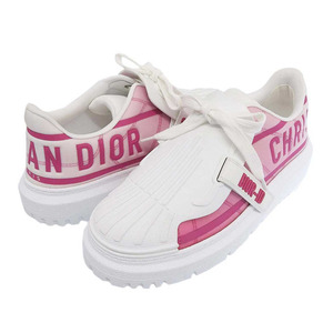 ディオール Dior ID スニーカー レディース ホワイト ピンク Dior [美品] 中古 【アパレル・小物】