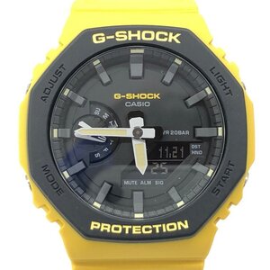 CASIO　カシオ　G-SHOCK　腕時計　GA-2110SU　カーボンコアガード　説明書　箱付き　稼働品【CKAU6044】