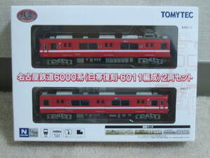 TOMYTEC 鉄道コレクション 名鉄 6000系 (白帯復活・6011編成) 2両セット ジャンク