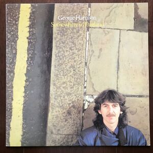 LP GEORGE HARRISON/SOMEWHERE IN ENGLAND 日本盤 ジョージ・ハリスン/想いは果てなく 母なるイングランド