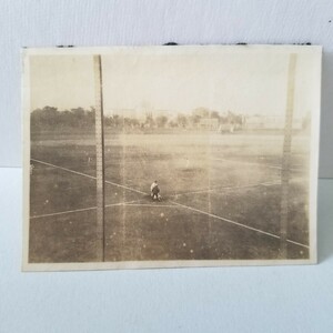 戦前 昭和2年 立教大学野球 神宮球場 明治4-1立教 試合風景写真 (検)六大学野球 景浦將 長嶋茂雄 日米野球 ブロマイド メンコ 野球カード 