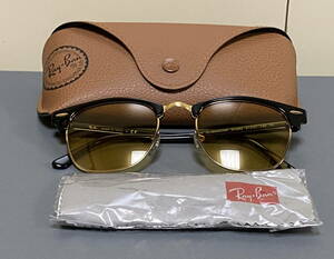 超美品　イタリア製　Ray-Ban RB3016 CLUB MASTER　レイバン　クラブマスター