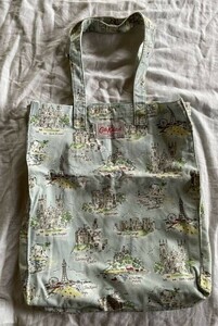 Cath Kidston』キャス・キッドソン《花柄・コットンショルダーバッグ　保管品 トートバッグ