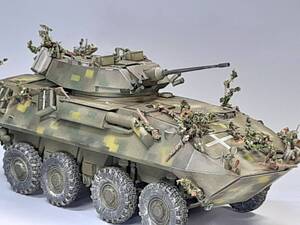 1/35 工作完成品 LAV25 ピラニア水陸両用歩兵戦闘車　ウクライナ軍　　