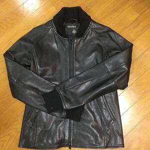 291295 レザー ブルゾン custom culture