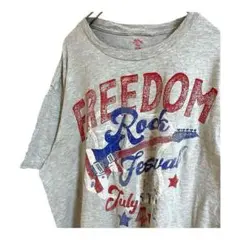 celebrate! Tシャツ freedom グレー　3XL 大きめサイズ