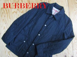 ★バーバリー Burberry★メンズ キルティングジャケット 裏ノバチェック ブラック★R61229001A