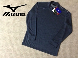 ★新品★ミズノ ゴルフ メンズ ブレスサーモ モックネック長袖シャツ トレーニング 発熱 刺繍ロゴ mizuno GOLF 52JA955008